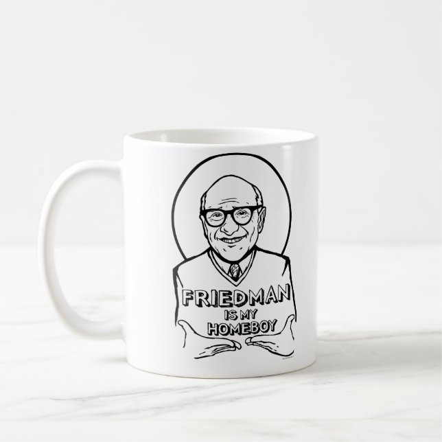 Friedman är min Homeboymugg Kaffemugg (Vänster)