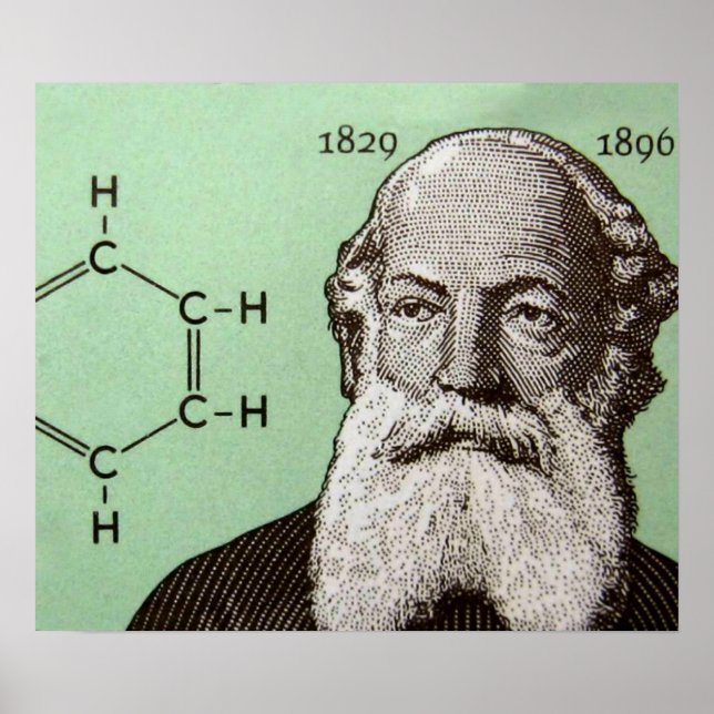 Friedrich August Kekule Poster (Framsidan)