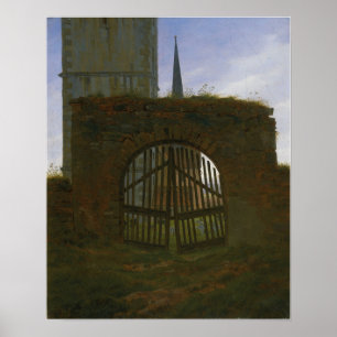 Friedrich - Churchyard Grind Poster