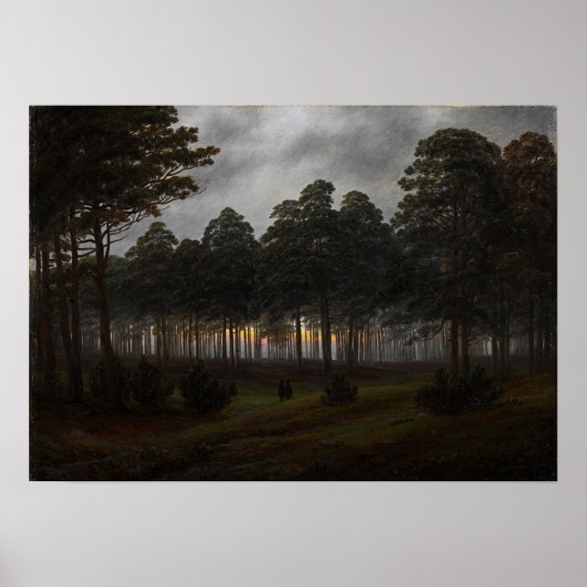 Friedrich - Daytime Cycle, kvällen Poster (Framsidan)
