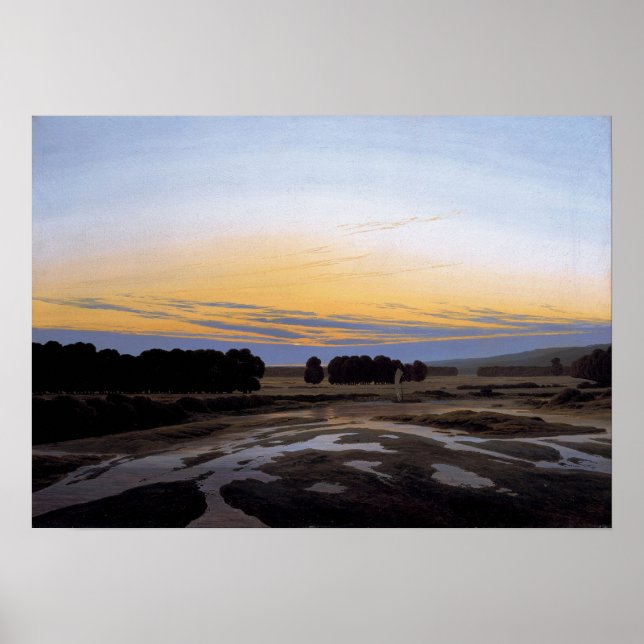 Friedrich - Grosse Gehege nära Dresden Poster (Framsidan)