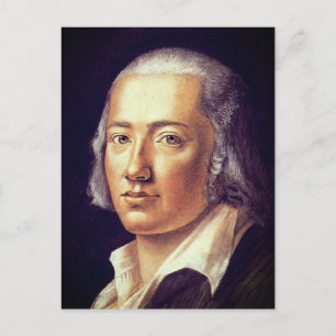 Friedrich Hölderlin av Franz Carl Hiemer, 1792 Vykort