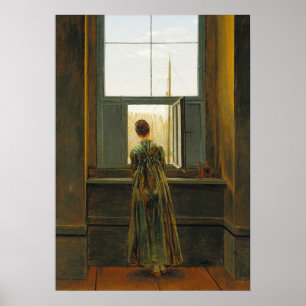 Friedrich - Kvinnor i fönster Poster