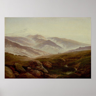 Friedrich - Minnen av giantbergen Poster