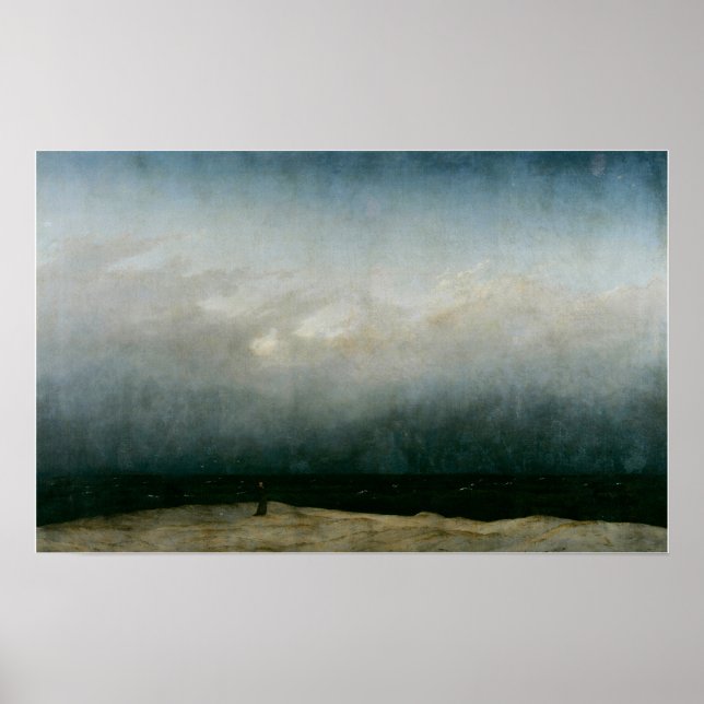Friedrich - Monk By Sea Poster (Framsidan)