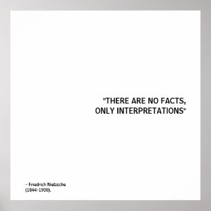 Friedrich Nietzsche citationstecken Poster