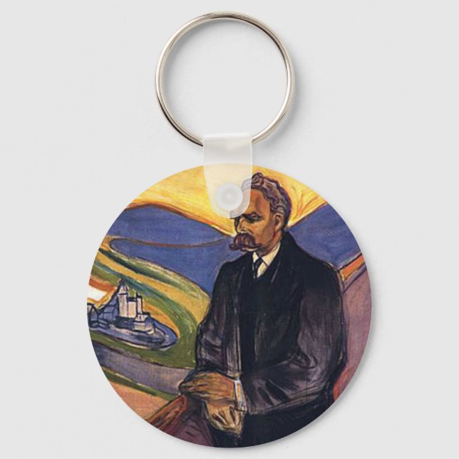 Friedrich Nietzsche Edvard Munch Nyckelring (Framsida)