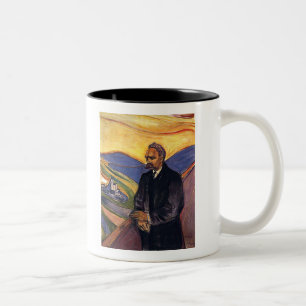 Friedrich Nietzsche Edvard Munch Två-Tonad Mugg