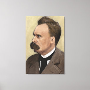 Friedrich Nietzsche filosofikonst boxas kanfas Canvastryck