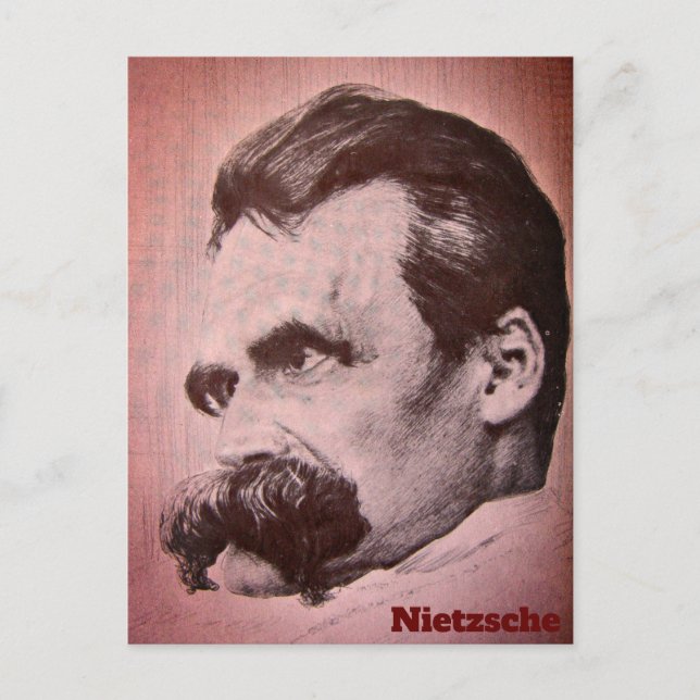 Friedrich Nietzsche (från Hans Olde) Postcard Vykort (Framsida)