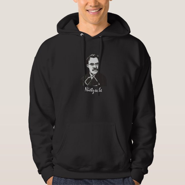 Friedrich Nietzsche German Philolog & Philosop Hoodie (Framsida)