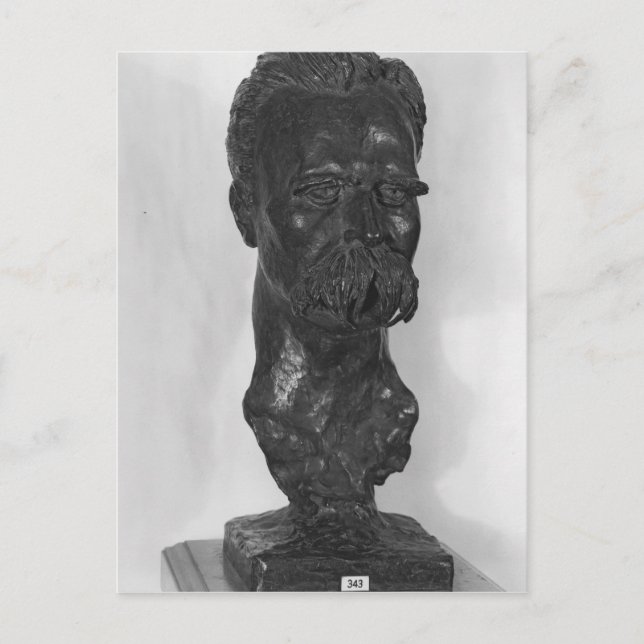 Friedrich Nietzsche German Vykort (Framsida)