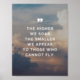 Friedrich Nietzsche Ispirational Quote Poster