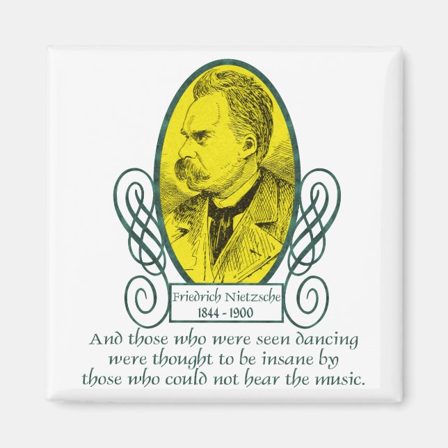 Friedrich Nietzsche Magnet (Framsidan)