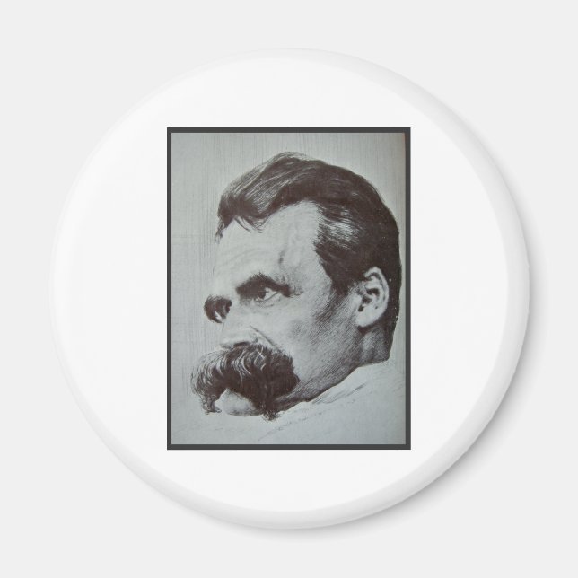 Friedrich Nietzsche Magnet (Framsidan)