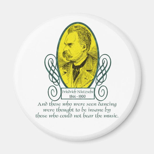 Friedrich Nietzsche Magnet (Framsidan)
