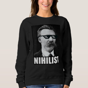 Friedrich Nietzsche Nihilist Philosophy Gud är dea T Shirt