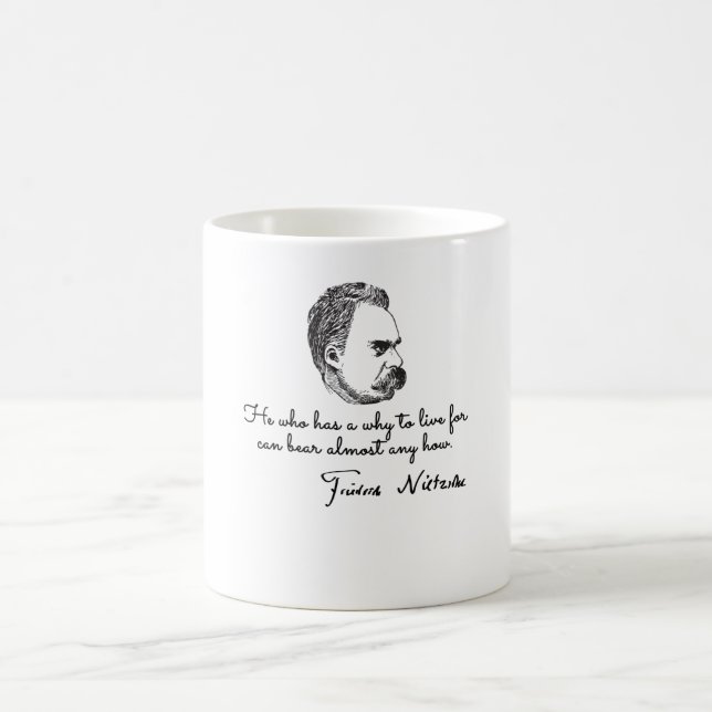 Friedrich nietzsche-offerter kaffemugg (Center)