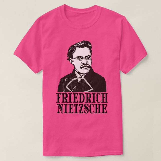 Friedrich Nietzsche Philosopher Poet Thinker T Shirt (Design framsida)