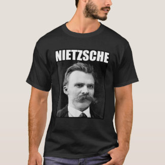 Friedrich Nietzsche Philosopher Porträtt T Shirt