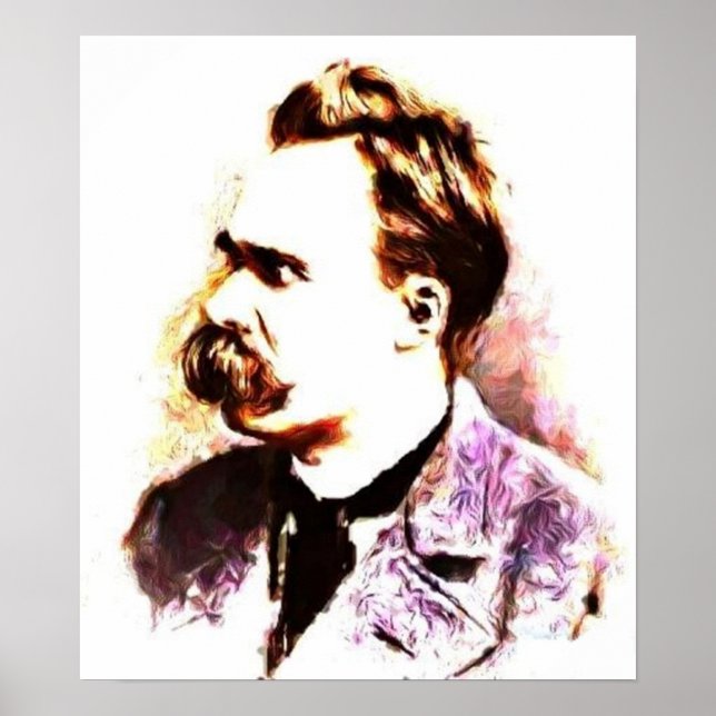Friedrich Nietzsche Poster (Framsidan)