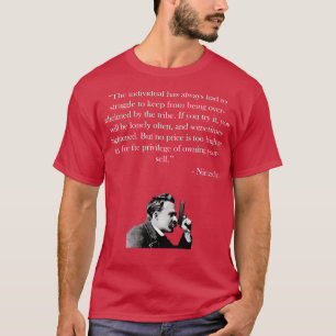 Friedrich Nietzsche Quote T Shirt