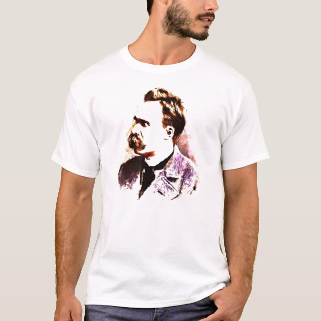 Friedrich Nietzsche T-shirt (Framsida)