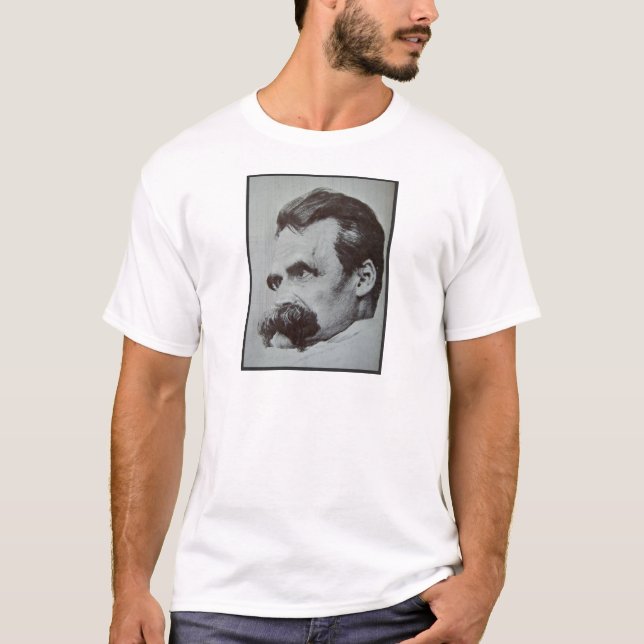 Friedrich Nietzsche Tee Shirt (Framsida)