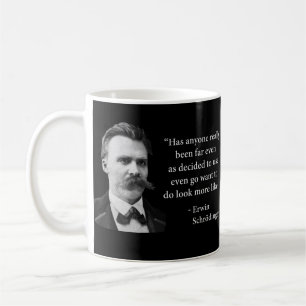 Friedrich Nietzsche trollcitationstecken Kaffemugg