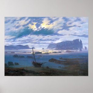 Friedrich - Norra ishavet i månsken Poster