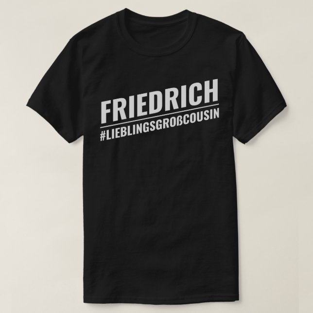 Friedrich T Shirt (Design framsida)