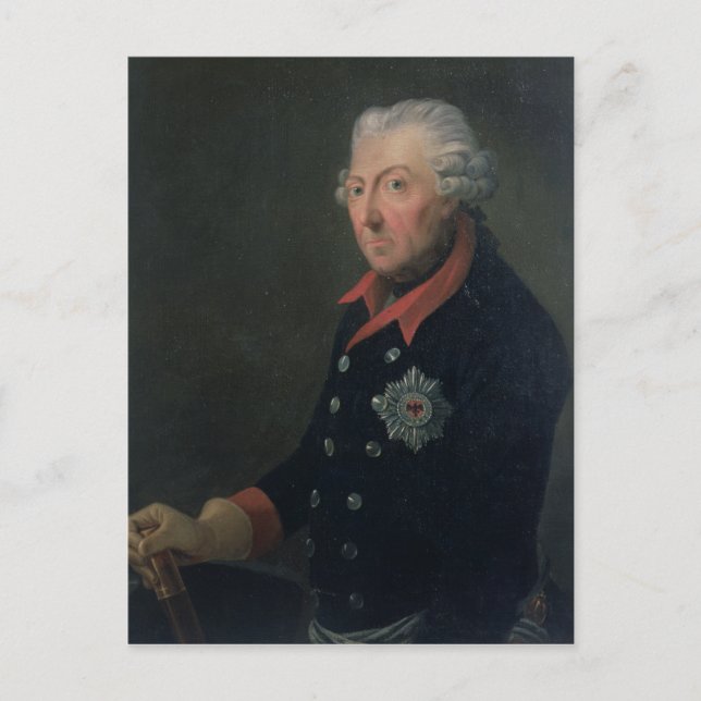 Friedrich the Underbar Wearing the Uniform Vykort (Framsida)