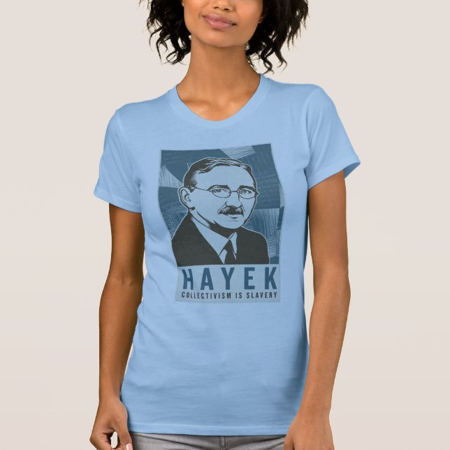 Friedrich von Hayek Vintage skjorta Tee Shirt (Framsida)