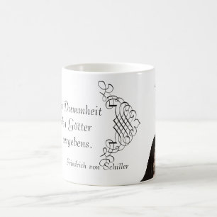 Friedrich von Schiller Citering på att slåss Kaffemugg