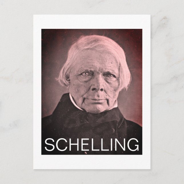 Friedrich Wilhelm Joseph Schelling Vykort (Framsida)