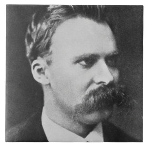 Friedrich Wilhelm Nietzsche (1844-1900) 1873 (b/w Kakelplatta