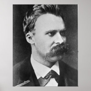 Friedrich Wilhelm Nietzsche (1844-1900) 1873 (b/w) Poster