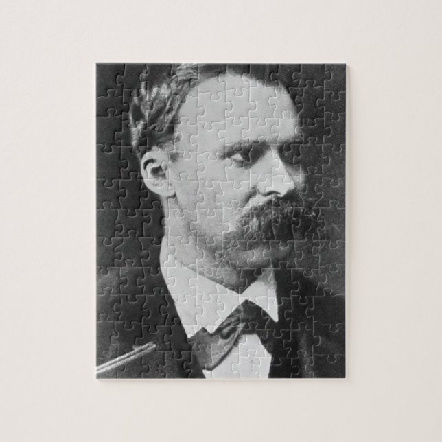 Friedrich Wilhelm Nietzsche (1844-1900) 1873 (b/w Pussel (Vertikal)