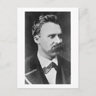 Friedrich Wilhelm Nietzsche (1844-1900) 1873 (b/w Vykort