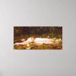 FRIEDRICH WILHELM THEODOR HEYSER - Ophelia - 1900 Canvastryck