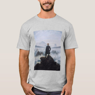 Friedrichs vandrare över dimhavet t shirt