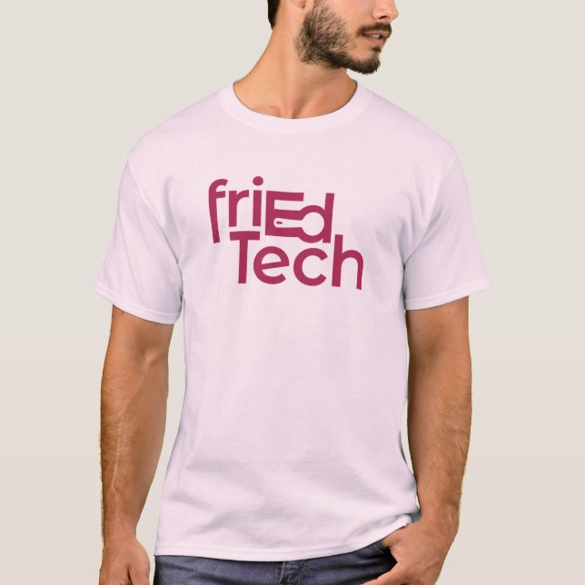 friEdTech-Officiell Logotyp i Raspberry T-Shirt (Framsida)
