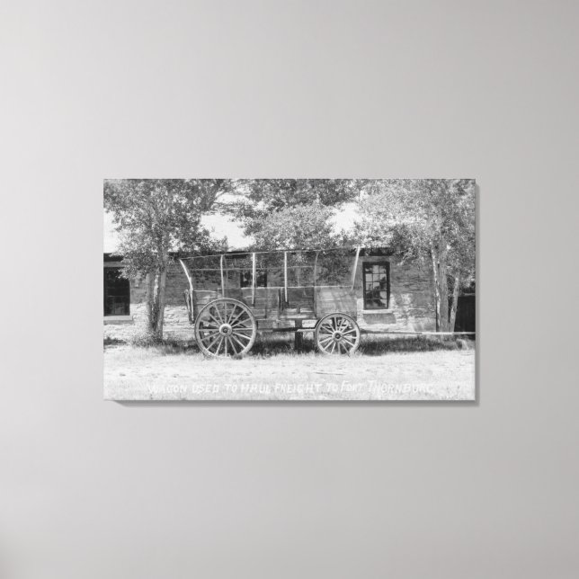 Frieght Wagon Scene Canvastryck (Framsida)