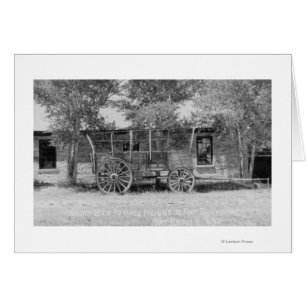 Frieght Wagon Scene Hälsningskort