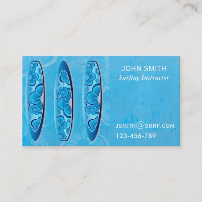 Frielance för Surfa av lärare Visitkort (Framsida)