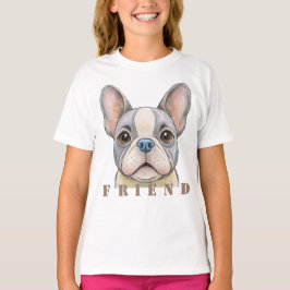 Friend Bulldog T Shirt