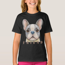 Friend Bulldog T Shirt
