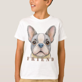 Friend Bulldog T Shirt