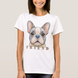Friend Bulldog T Shirt