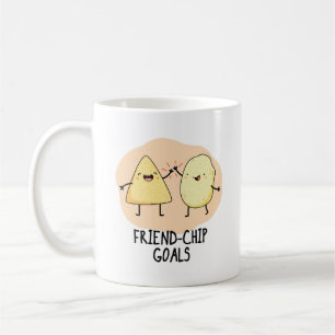 Friend-Chip Goals Funny Chip Pun Kaffemugg